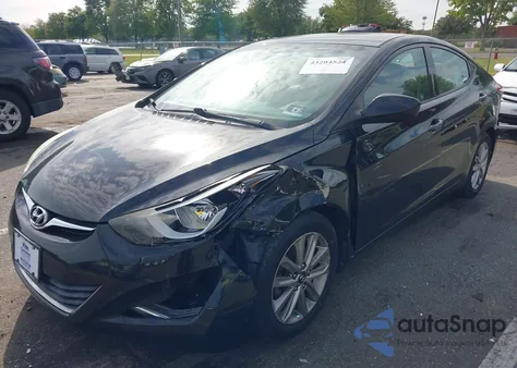 2014 Hyundai Elantra Se from USA, damaged, VIN 5NPDH4AE7EH466756